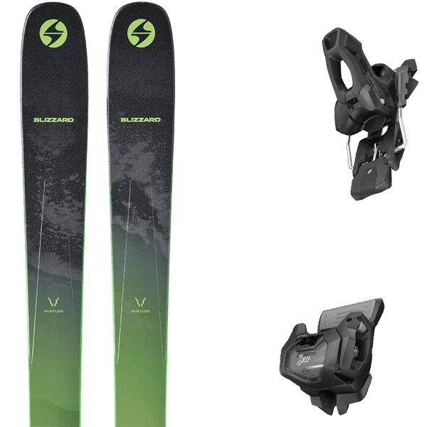 BLIZZARD RUSTLER 9 GREEN + TYROLIA ATTACK 11 GW W/O BRAKE A 3 BLIZZARD RUSTLER 9 GREEN + TYROLIA ATTACK 11 GW W/O BRAKE A