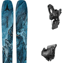 ATOMIC BENT 90 METALIC BLUE/GREY + TYROLIA ATTACK 11 GW W/O BRAKE A