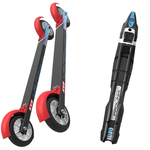 KV+ ROLLERSKI LAUNCH SKATE 53,5 CM + SALOMON PROLINK RACE JR SK 3 KV+ ROLLERSKI LAUNCH SKATE 53,5 CM + SALOMON PROLINK RACE JR SK
