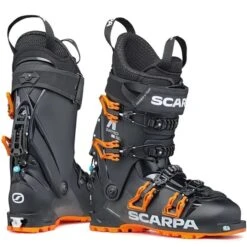 SCARPA 4-QUATTRO SL BLACK ORANGE 23 -Ski Sport Shop 9 111347 4sl black orange 12013 501 1 04