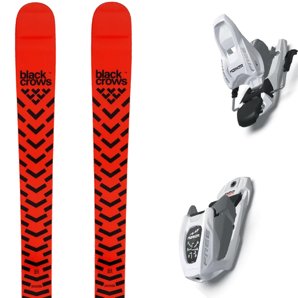 BLACK CROWS CAMOX JR + MARKER FREE 7 95MM WHITE/SILVER 3 BLACK CROWS CAMOX JR + MARKER FREE 7 95MM WHITE/SILVER