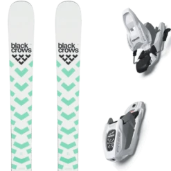 BLACK CROWS ATRIS JR + MARKER FREE 7 95MM WHITE/SILVER