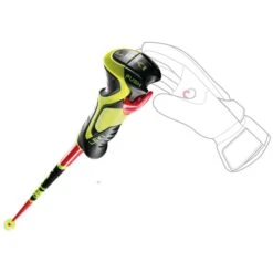 LEKI WORLDCUP LITE SL 3D RED/BLACK/NEON YELLOW 23 -Ski Sport Shop 9 117601 worldcup lite sl 3d red black neon yellow 652 65851 04