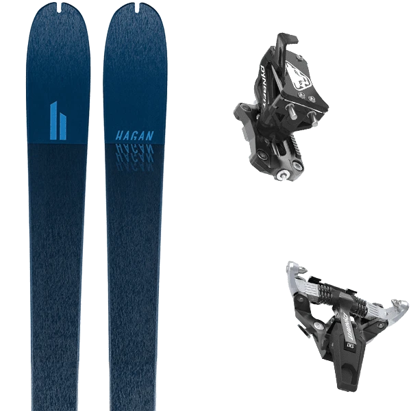 HAGAN PURE 90 SET + DYNAFIT SPEED TURN BLACK/SILVER 3 HAGAN PURE 90 SET + DYNAFIT SPEED TURN BLACK/SILVER