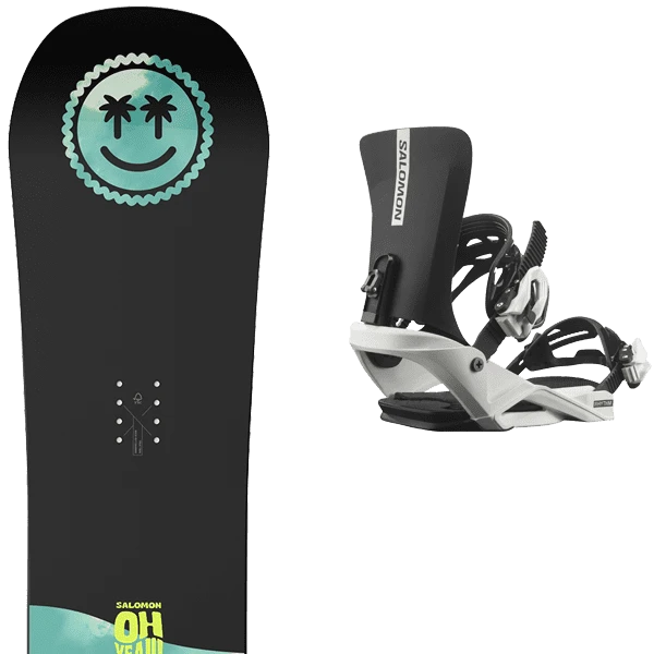 SALOMON OH YEAH GROM + SALOMON RHYTHM JR BLACK/WHITE 3 SALOMON OH YEAH GROM + SALOMON RHYTHM JR BLACK/WHITE