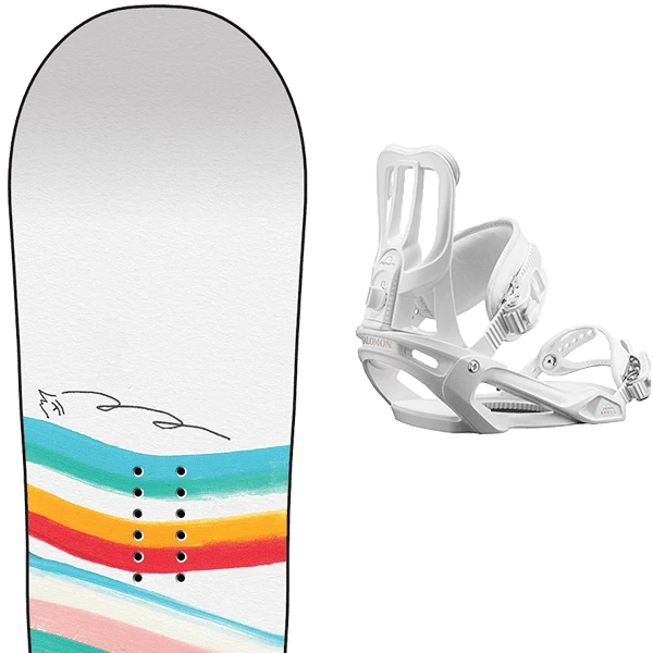 GNU B NICE + SALOMON SPELL W WHITE 3 GNU B NICE + SALOMON SPELL W WHITE