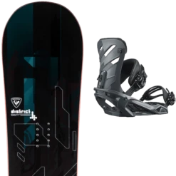ROSSIGNOL DISTRICT WIDE BLACK + SALOMON RHYTHM STORMY WEATHER