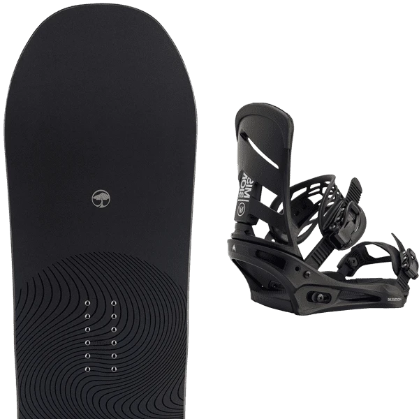 ARBOR FORMULA CAMBER + BURTON MISSION BLACK 3 ARBOR FORMULA CAMBER + BURTON MISSION BLACK