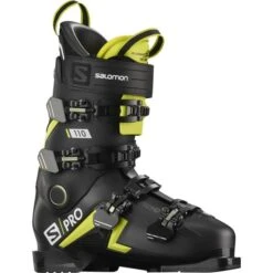 SALOMON S/PRO 110 BLACK/ACID GREE/W 21