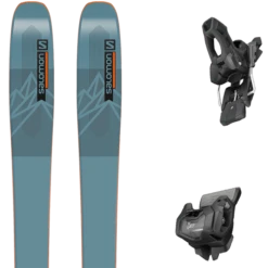 SALOMON QST 98 BLUE/ORANGE + TYROLIA ATTACK 11 GW W/O BRAKE A